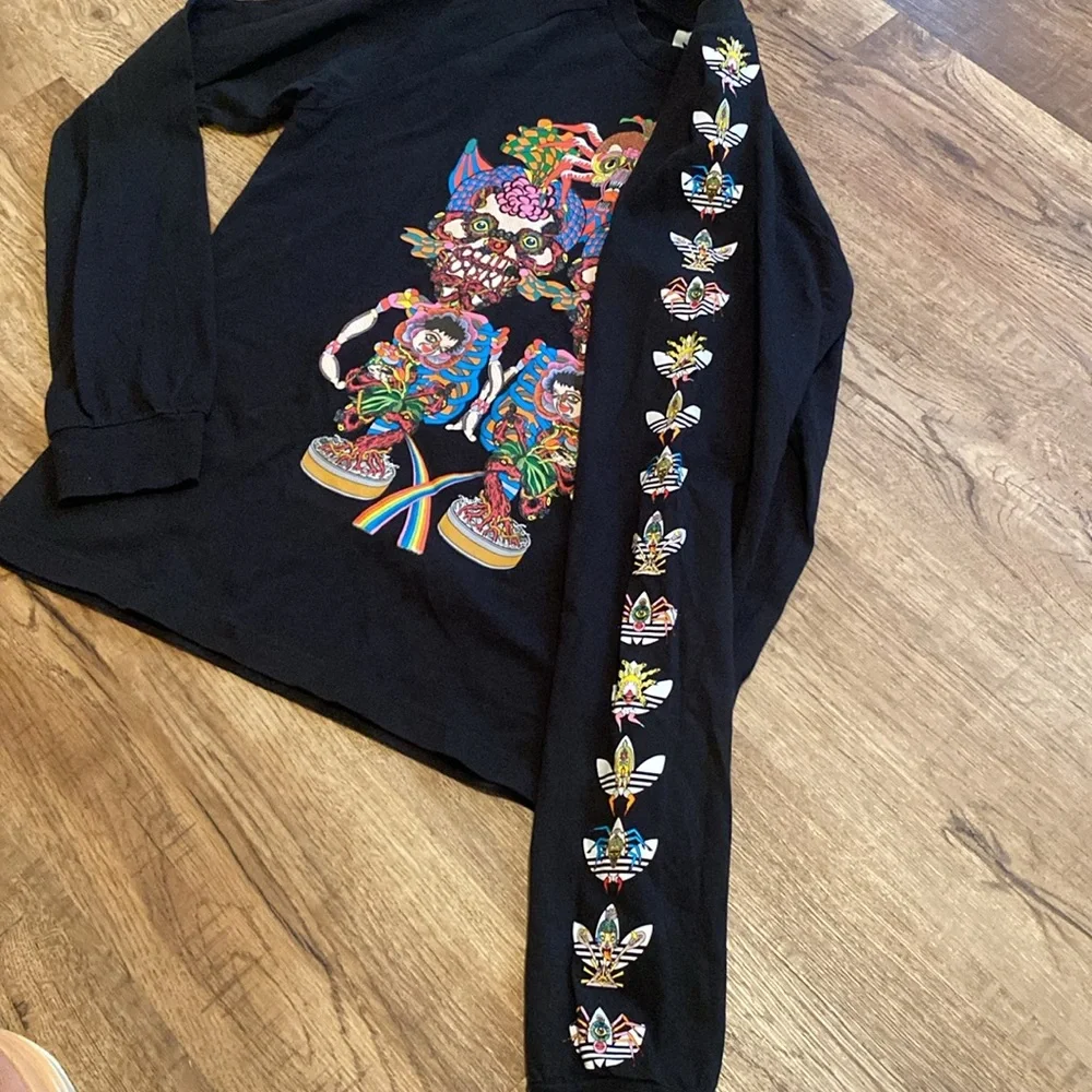 Adidas x Keiichi Tanaami for Men Long Sleeve T Shirt Medium